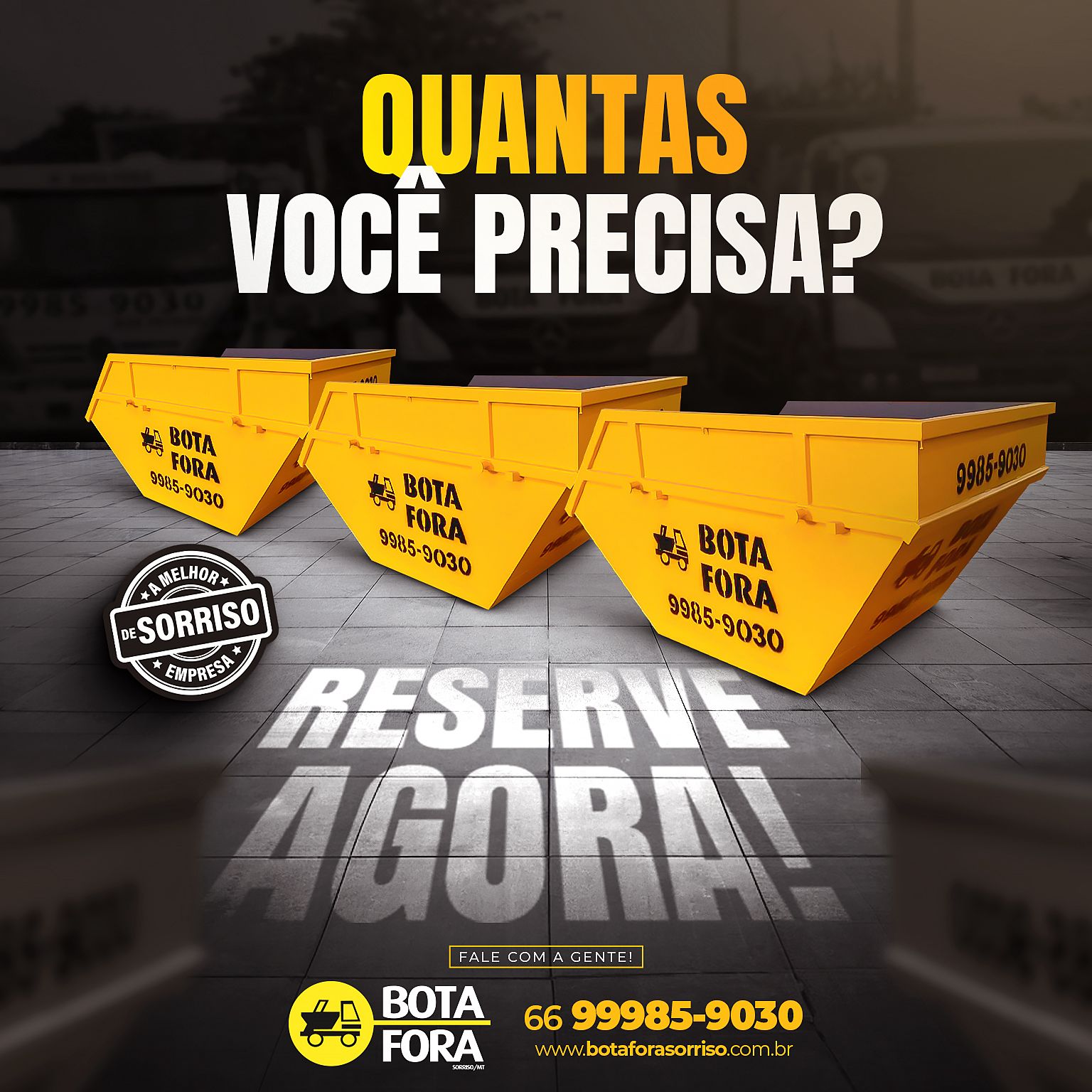 Serviço Limpeza - Bota Fora Sorriso